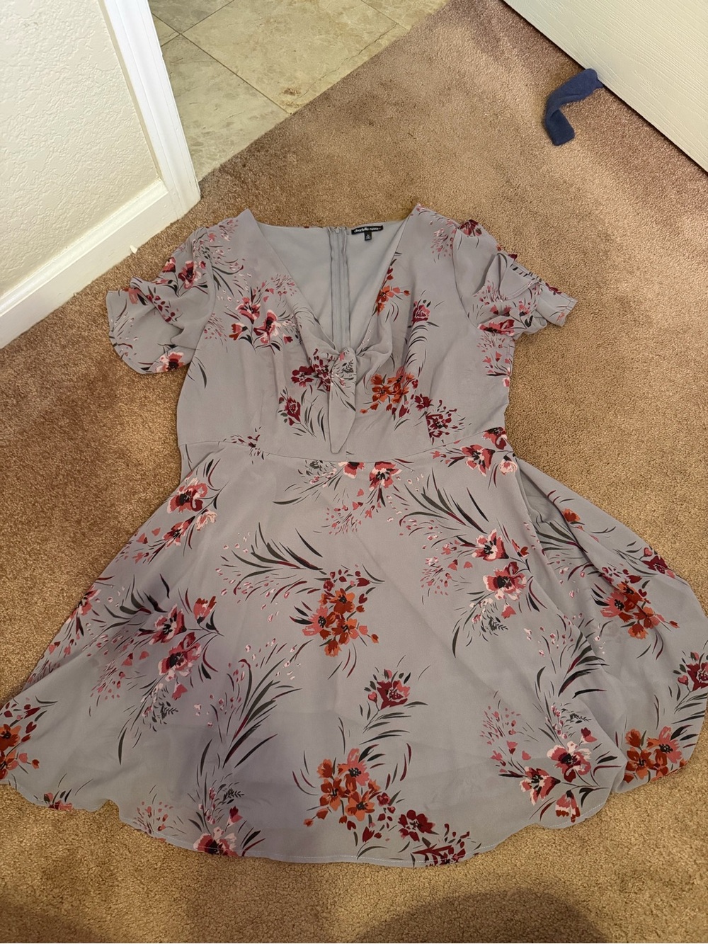 Charlotte Russe+ Lilac Floral Dress